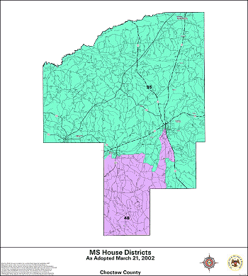 Mississippi House Districts - Choctaw County