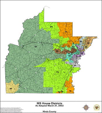Mississippi House Districts - Hinds County