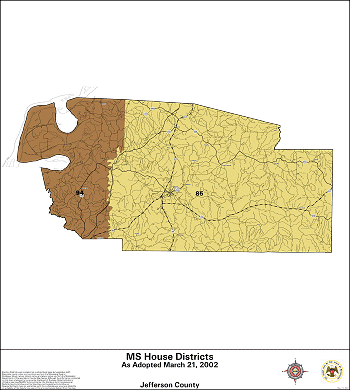 Mississippi House Districts - Jefferson County