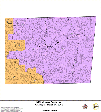 Mississippi House Districts - Kemper County