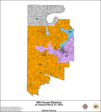 Mississippi House Districts - Leflore County