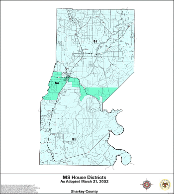 Mississippi House Districts - Sharkey County