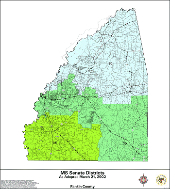 Mississippi Senate Districts - Rankin County