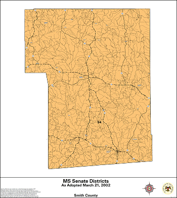 Mississippi Senate Districts - Smith County